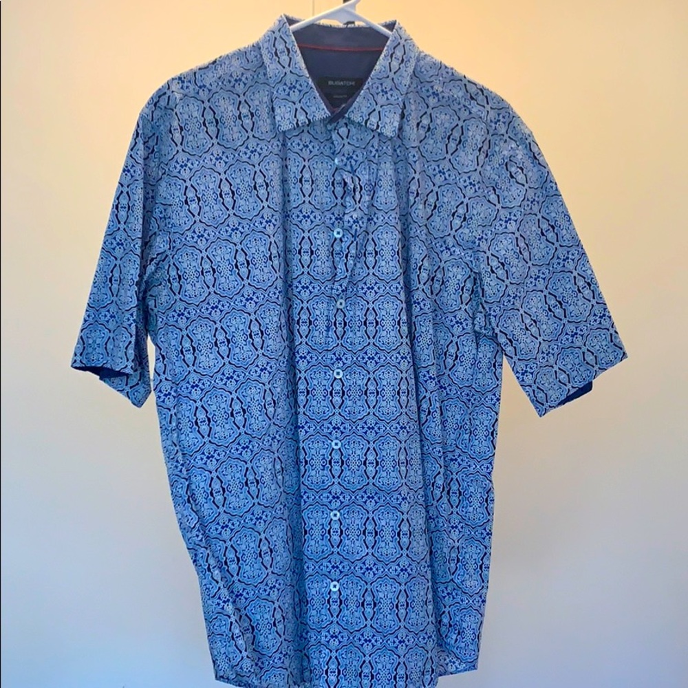 BUGATCHI XL SHORT SLEEVE BUTTON UP